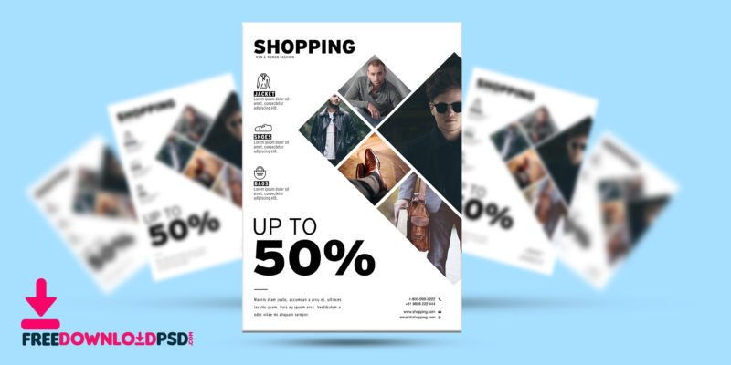 Fashion Shopping flyer Cover 800x400