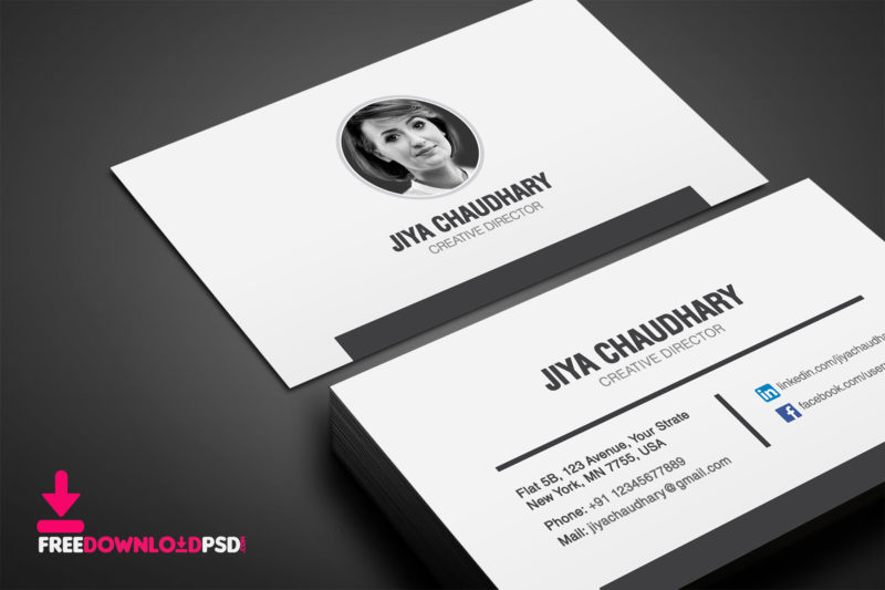 Luxury Business/Creative Agency Visiting Cards Template PSD