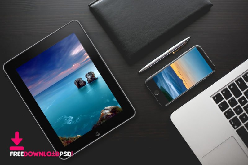 The best iPad pro mockup free psd