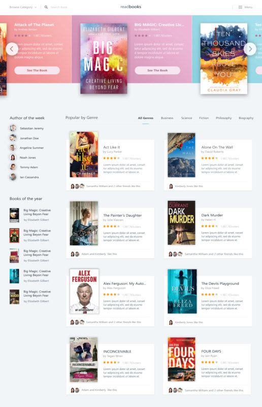 movie review website template