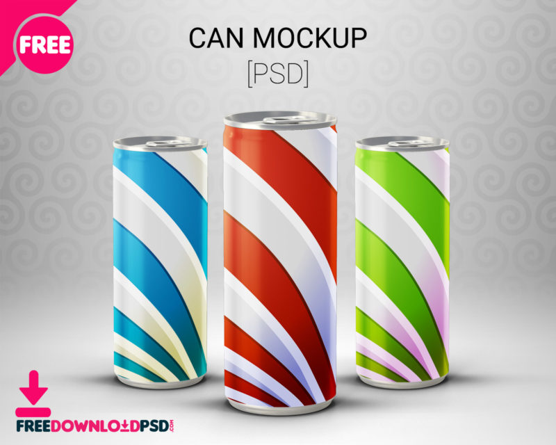 Download Free Can Mockup PSD | FreedownloadPSD.com