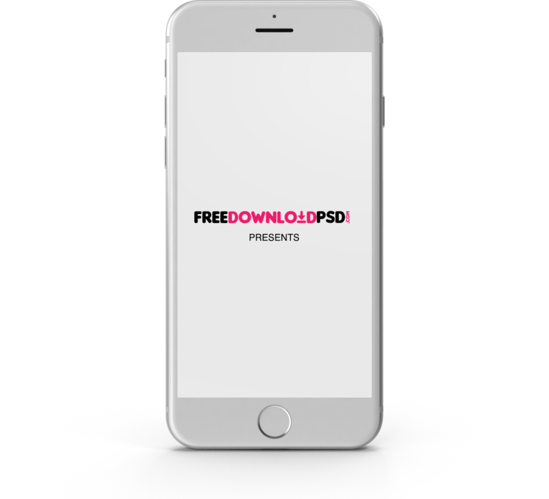 Iphone 7 mockup psd free silver womans hand information