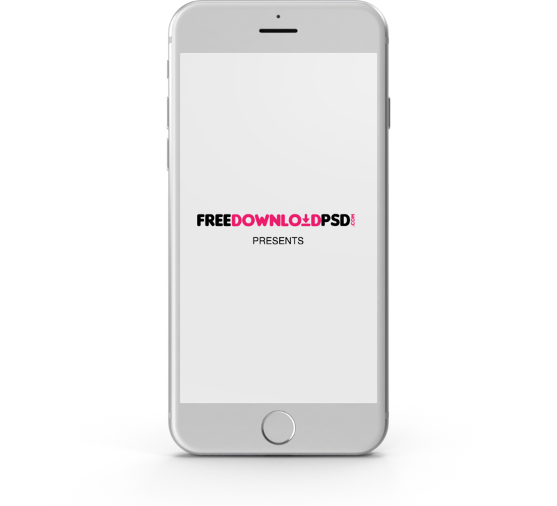 [Download] iPhone 7 Silver Mockup PSD | FreedownloadPSD.com