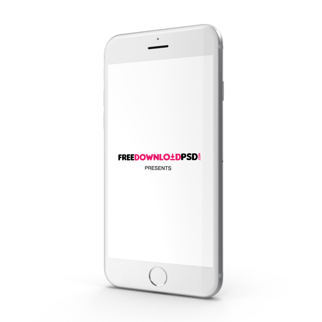 Download Download iPhone 7 Silver Mockup PSD | FreedownloadPSD.com