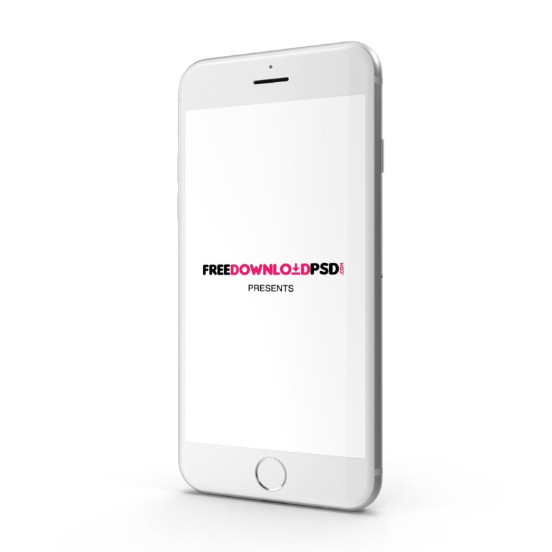 Download Download iPhone 7 Silver Mockup PSD | FreedownloadPSD.com PSD Mockup Templates