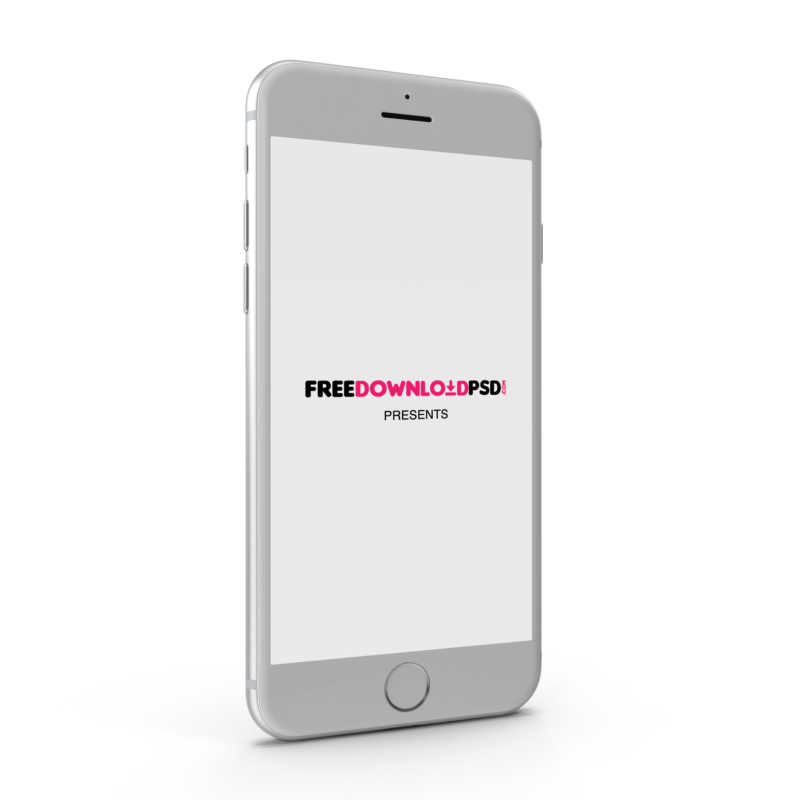 Download iPhone 7 Silver Mockup PSD | FreedownloadPSD.com