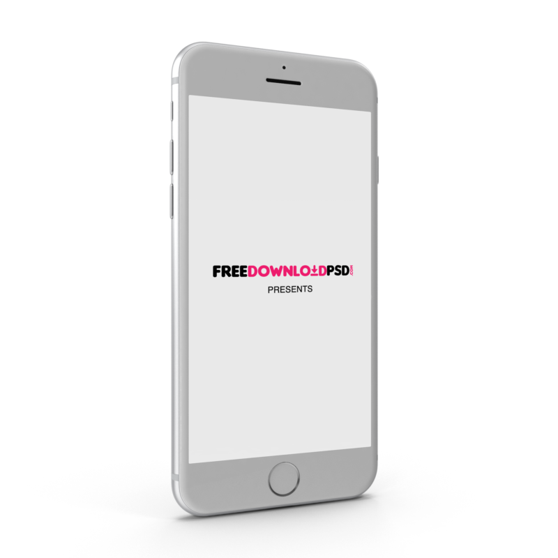 [Download] iPhone 7 Silver Mockup PSD | FreedownloadPSD.com