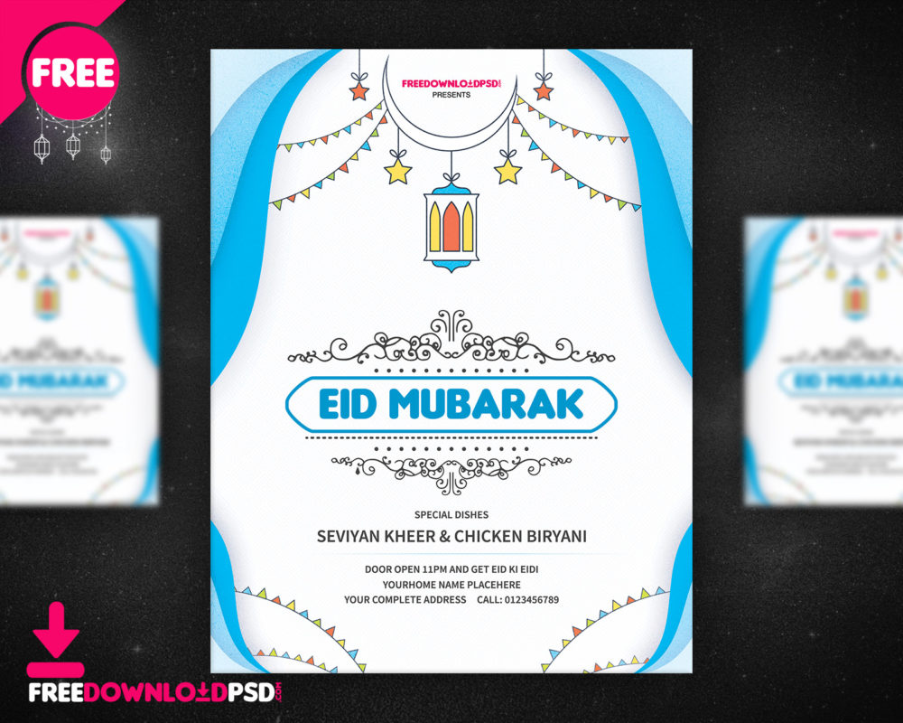Eid Mubarak Flyer Template