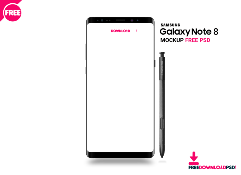 Download Free Download Samsung Note 8 Mockup | FreedownloadPSD.com