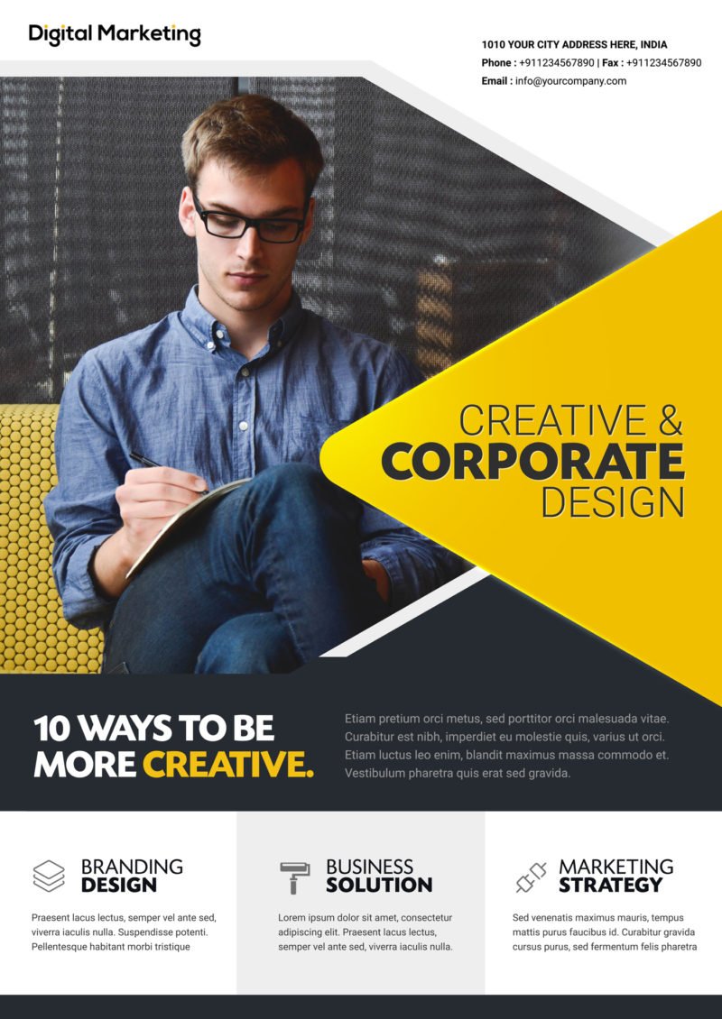  Download Free Business Flyer Template FreedownloadPSD
