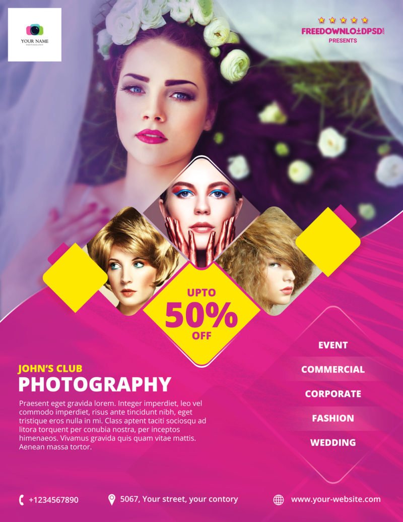 Free Photography Flyer Template | FreedownloadPSD.com