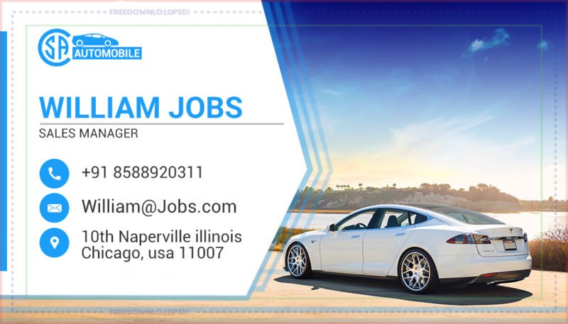 Free Automotive Business Cards Psd Freedownloadpsd Com