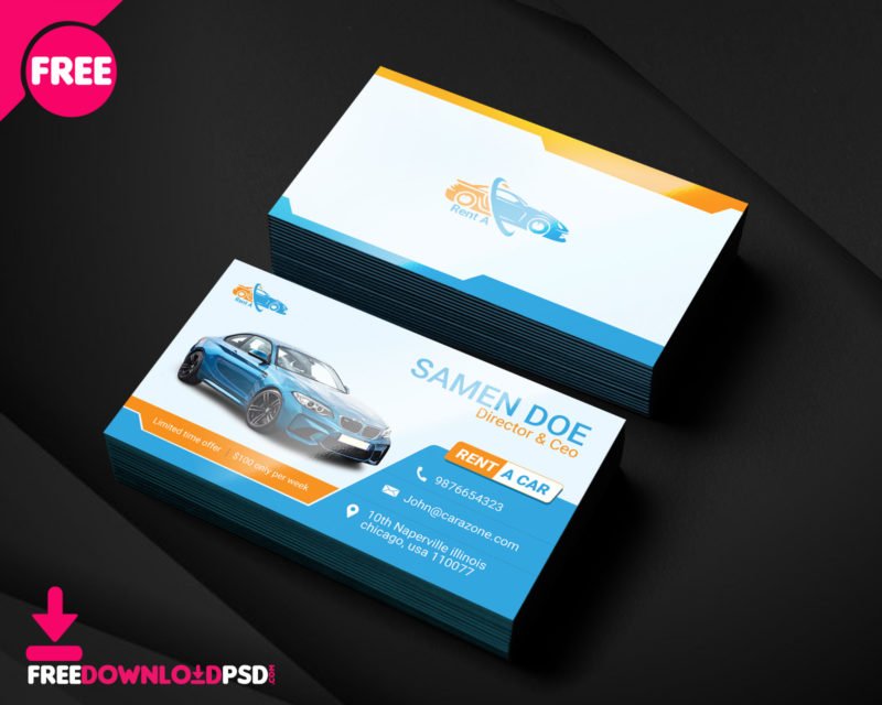 Automotive Business Card Templates