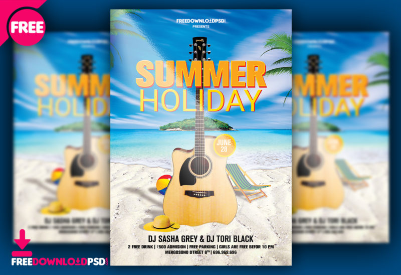 Summer Holiday Flyer Template, Holiday Flyer, free Christmas flyer templates, Christmas flyer background, Christmas party flyer template free, free Christmas flyer templates, Christmas poster template, Christmas poster design, free Christmas party flyer templates, Christmas poster background, Beach Flyer, beach flyer background, beach flyer template, summer party flyer templates, beach day flyer template, beach themed flyer, beach party flyer template word, beach party poster, beach party flyer template free psd, Party Flyer, free party flyer maker, party flyer psd, birthday party flyer templates free, party flyer background design, party flyer maker app, party flyer app, free party flyer templates, party flyer templates psd, free beach party flyer, pool party flyer template free download, free flyer templates, free pool party templates, Travel flyer, travel flyer examples, travel flyer templates free download, travel flyer psd free download, travel flyer design, travel flyer template word, travel agency flyer template, sample flyers for travel agency, travel agency banner design, Summer Holiday, Flyer, Christmas, Party, Summer, Beach, guitar, beach, island, Palm tree, ball, hat, chair, holiday, enjoy, simple flyer design, free flyer, free templates, free graphic, free design, best templates, best psd, best flyer, free download psd, free psd, download psd, psd free, psd download, freedownloadpsd, free, download, psd freebies, freebies, ball, club, light theme invitation, night party, party, flyers, print
