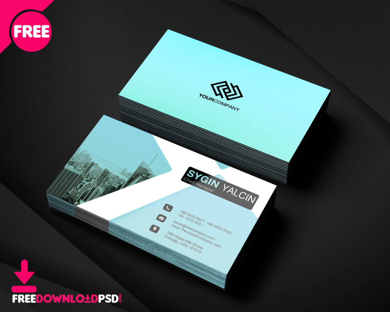 Office Business Card Template