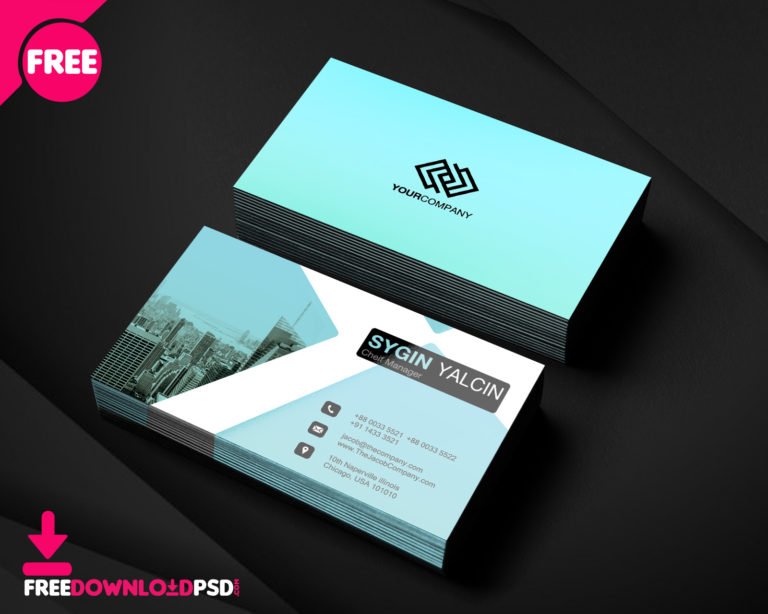 [Free] Office Business Card Template