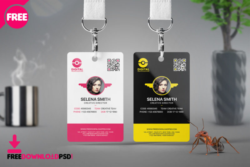 Download Free Psd Office Id Card Design Psd Freedownloadpsd Com