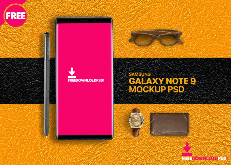 Download Samsung Galaxy Note 9 Mockup Psd Freedownloadpsd Com