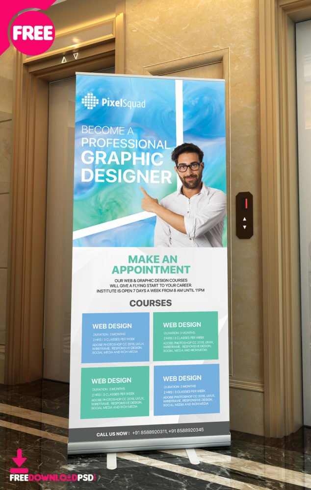 Professional Standy Sample Business Standy PSD Template | FreedownloadPSD.com