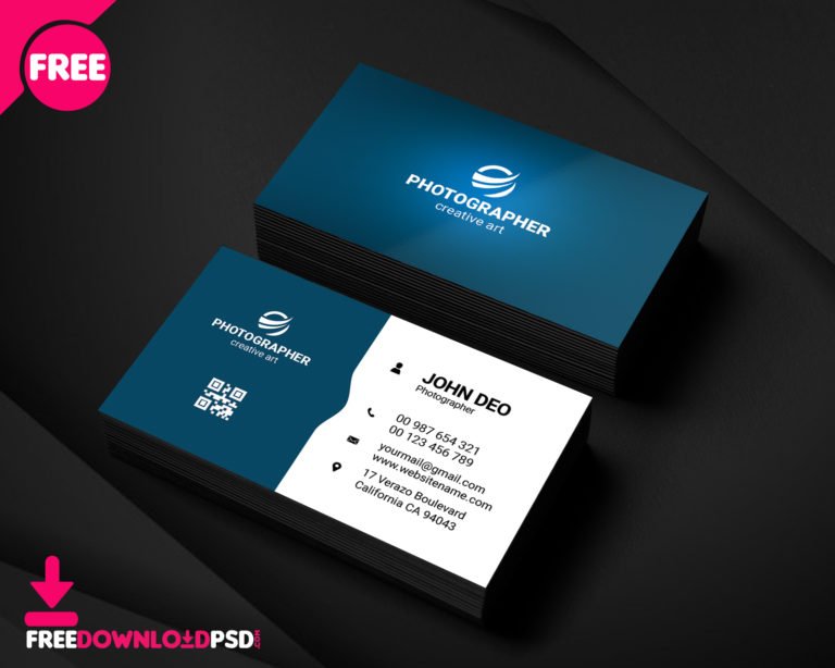 Simple Graphic Designer Busines Card | FreedownloadPSD.com