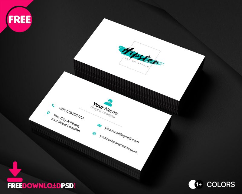 Business card, clean business card, simple business card, visiting card, clean visiting card, creative business card, corporate business card