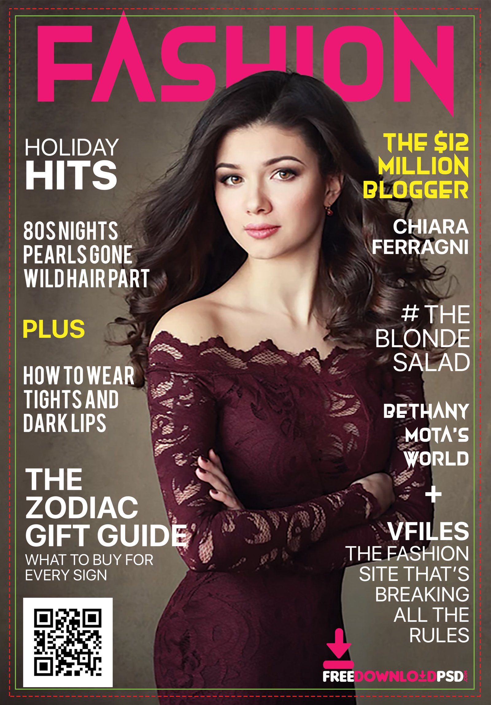 Fashion Magazine Cover | FreedownloadPSD.com