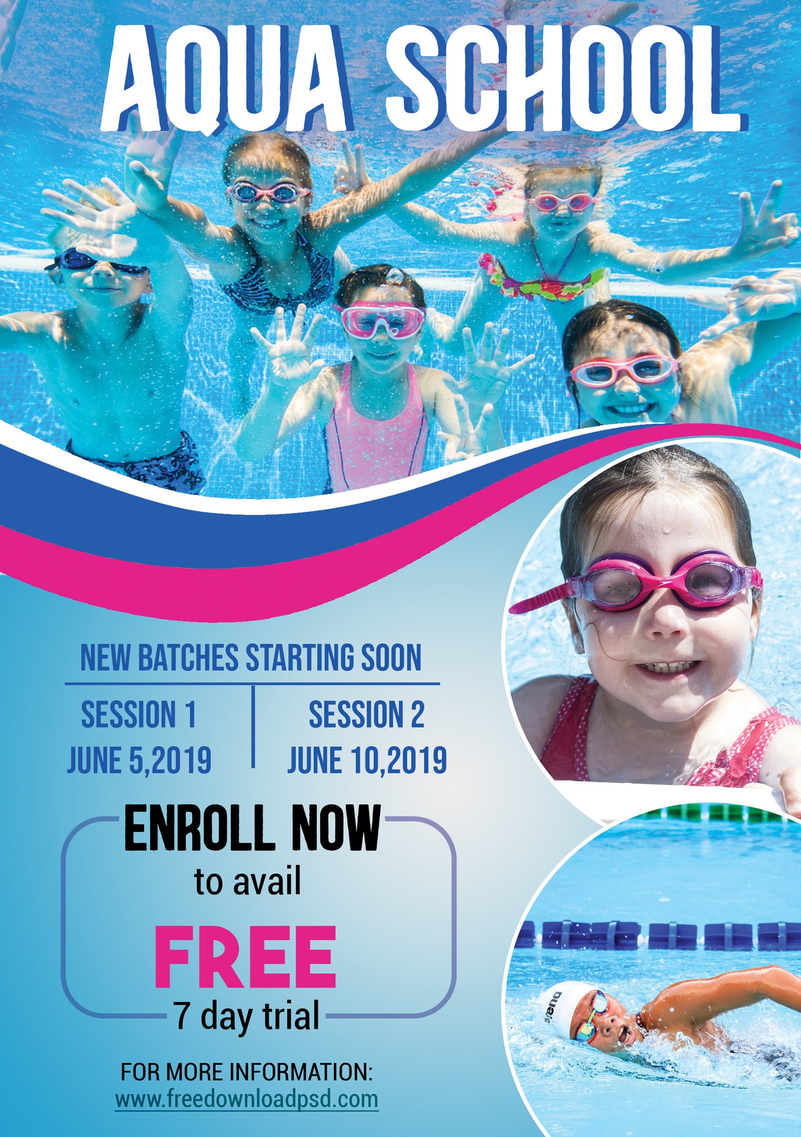 swim camp flyer