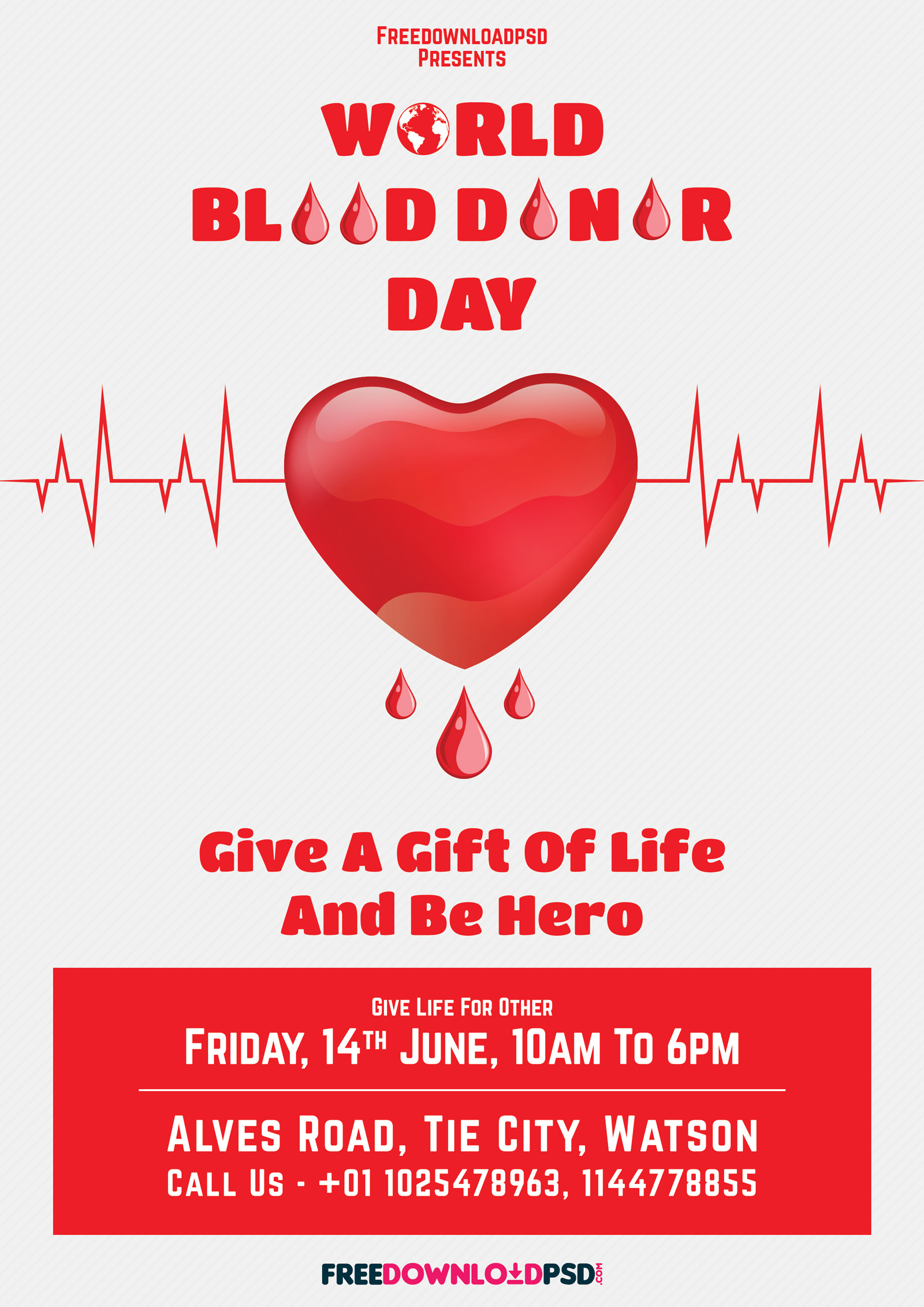Blood donation promotion banner. Both hands support heart-shaped blood.  hand drawn style vector design illustrations. 2822099 Vector Art at Vecteezy