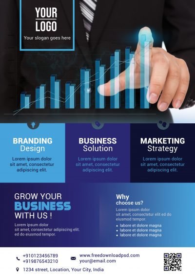 Business Flyer + Social Media Post | FreedownloadPSD.com