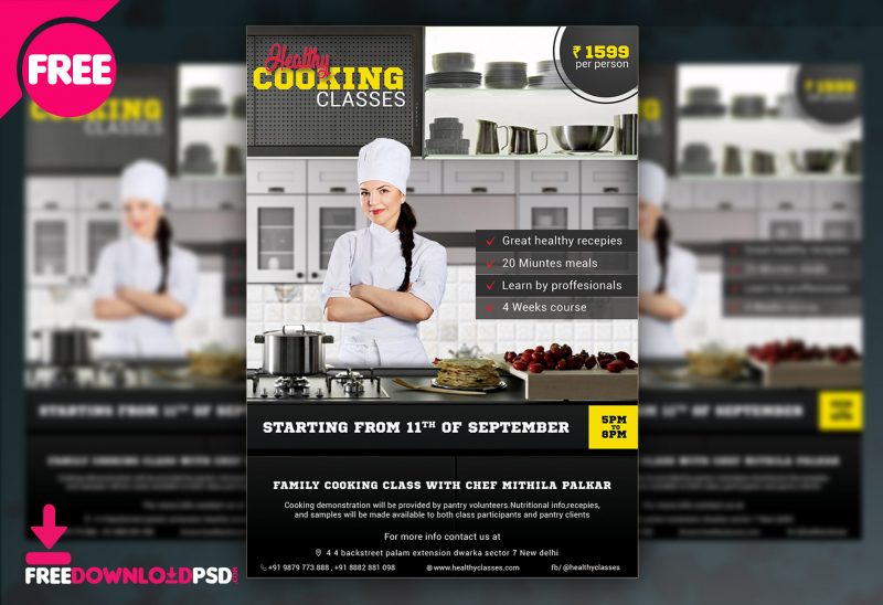 Cooking classes flyer,cooking class,cooking,cooking classes banner design,cooking classes banner,cooking classes social media,cooking classes psd,social media for cooking class,broucher for cooking class,free flyer template,cooking background design,cooking chef