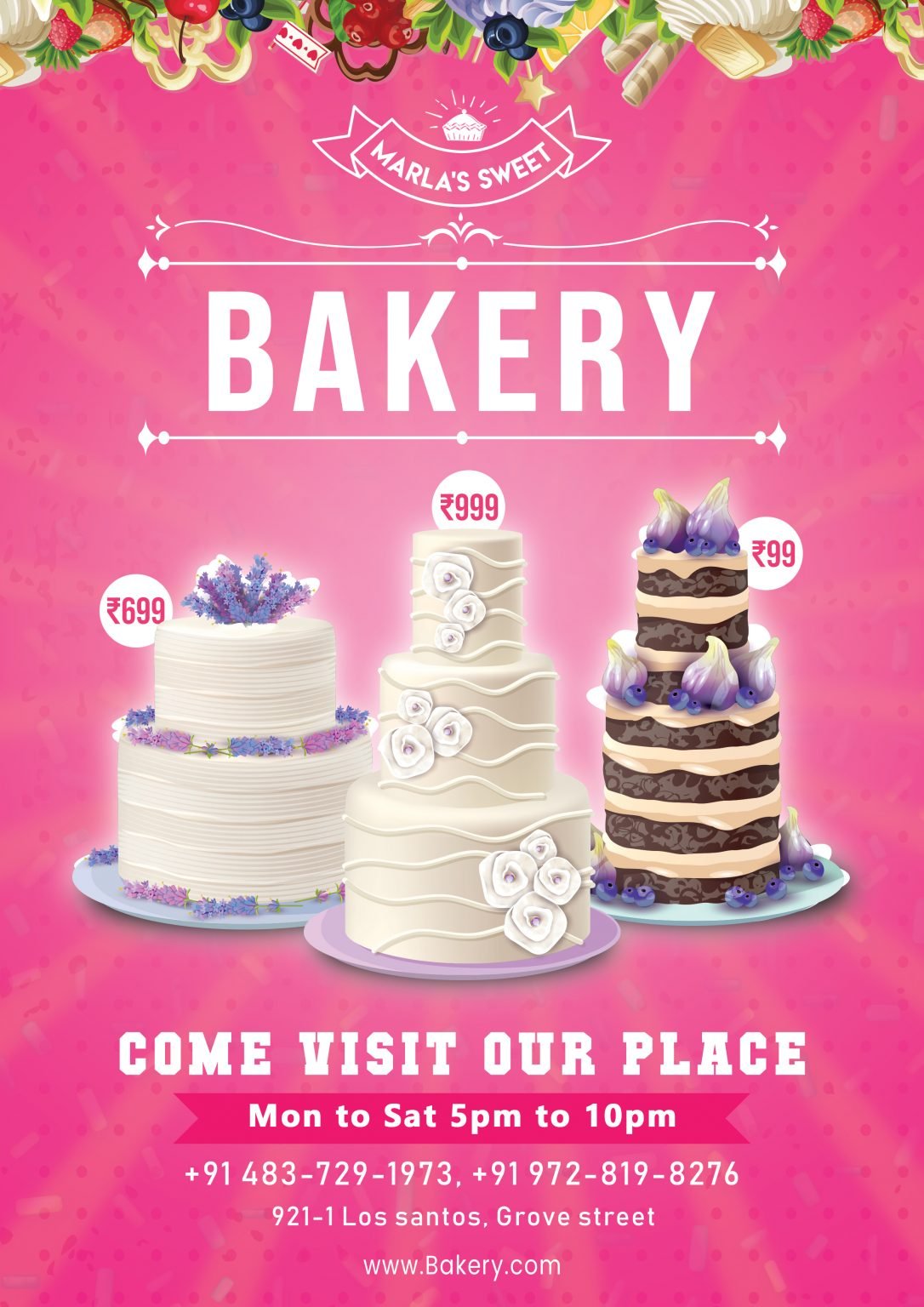 Bakery Flyer Free PSD Template | FreedownloadPSD.com