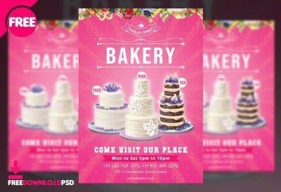 Bakery Flyer Free PSD Template | FreedownloadPSD.com