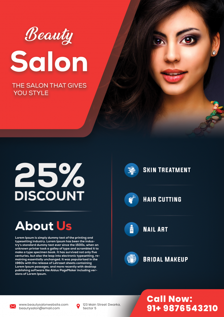 Beauty Salon Flyer Psd Template Freedownloadpsd Com