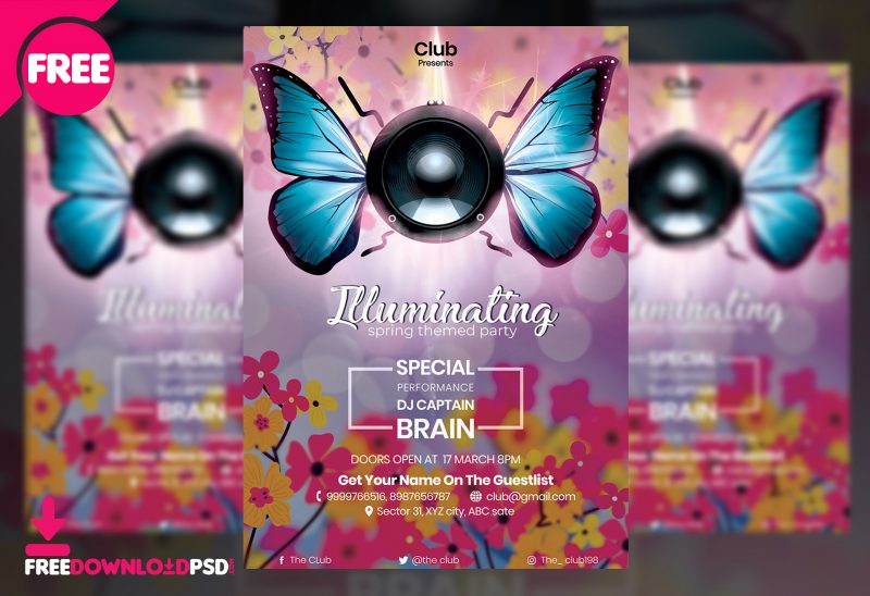 BANNER, CLEAN CLUB CREATIVE, DESIGN, DOWNLOAD PSD, FLYER, FREE, FREE DOWNLOAD PSD, FREE PSD, FREE SPRING TEMPLATES, INVITATION, MOCKUP, MODEL, MODERN NIGHT PARTY, PARTY, PARTY FLYER, PHOTOSHOP POSTER, PRINT PSD SIMPLE, SOCIAL MEDIA, SOCIAL MEDIA POST SPRING, SPRING BREAK FLYER, SPRING CELEBRATION, SPRING FLYER, SPRING FLYER DESIGN, SPRING PARTY FLYER, SPRING PARTY SOCIAL MEDIA, SPRING SEASON, SPRING TEMPLATES, FREE TEMPLATE WHITE