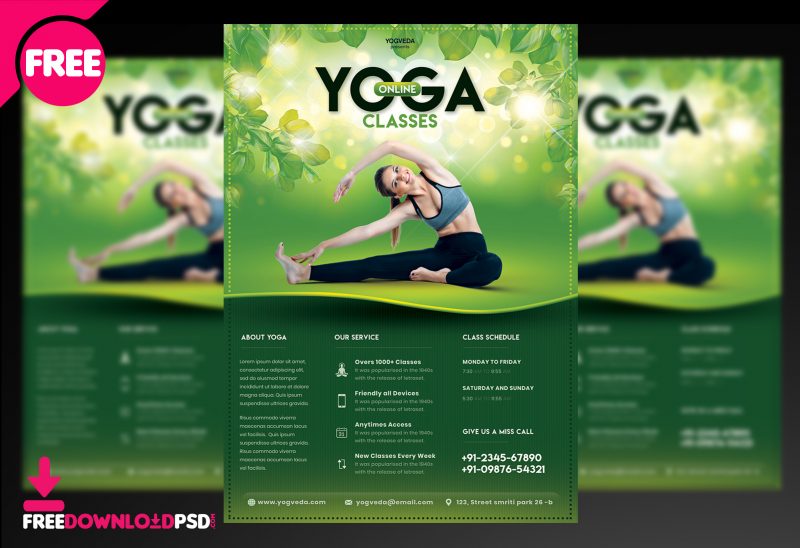 Online-Yoga-Classes-Flyer-PSD-Mockup-Template