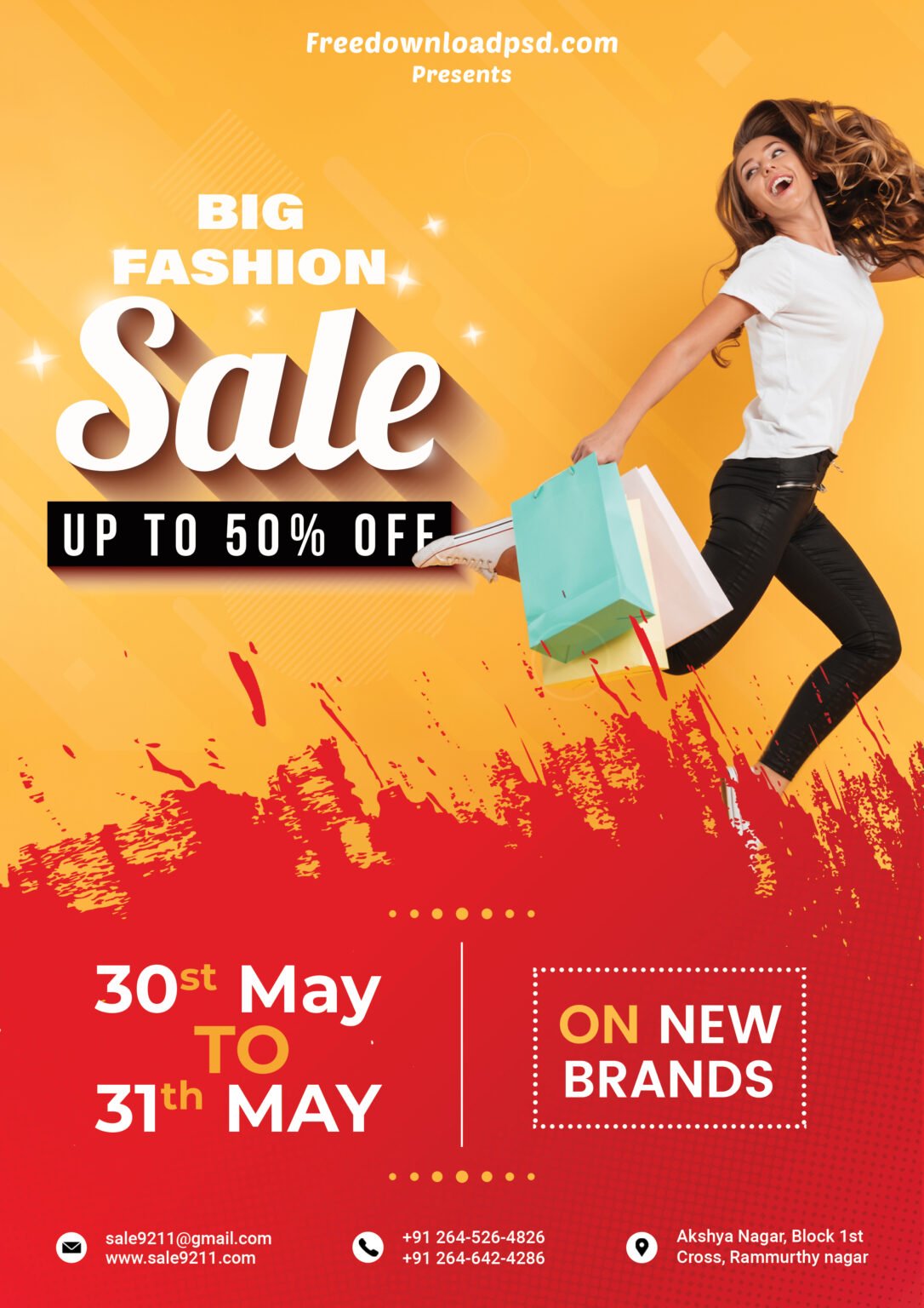 Fashion Sale Flyer Free PSD | FreedownloadPSD.com