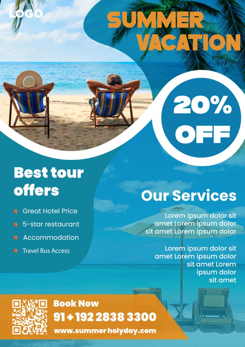 Summer Vacation Flyer Free PSD | FreedownloadPSD.com